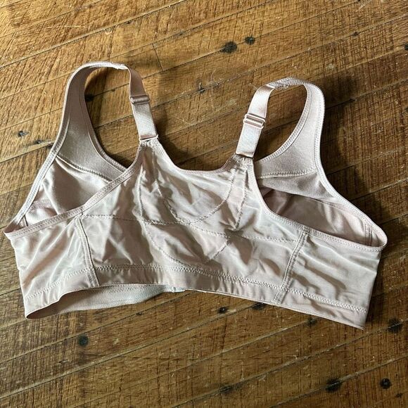 Glamorise Women's MagicLift Front Close Posture Back Support 40C Bra - Picture 4 of 5